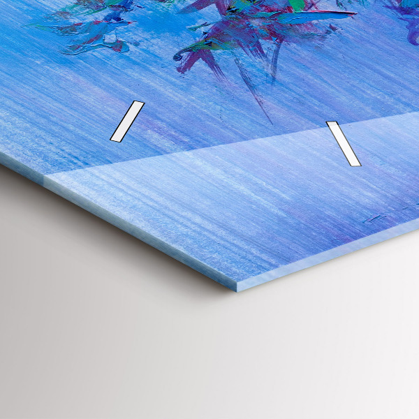 Horizontal wall clock Flowers in a Vase