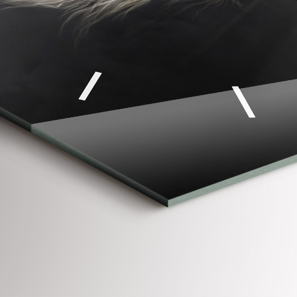 Horizontal wall clock Galloping horse