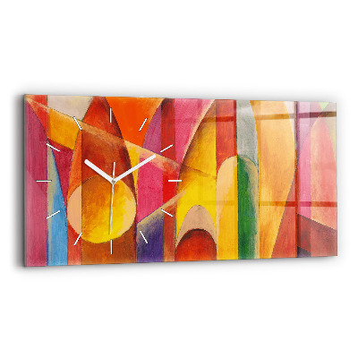 Horizontal wall clock Art Decoration Abstraction