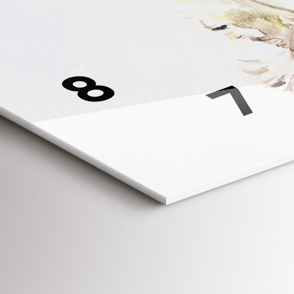 Horizontal wall clock Flying birds