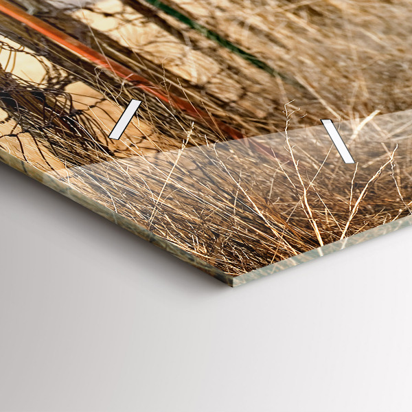 Horizontal wall clock Old cars