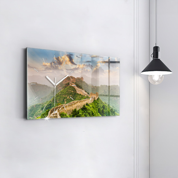 Horizontal wall clock The Great Wall of China