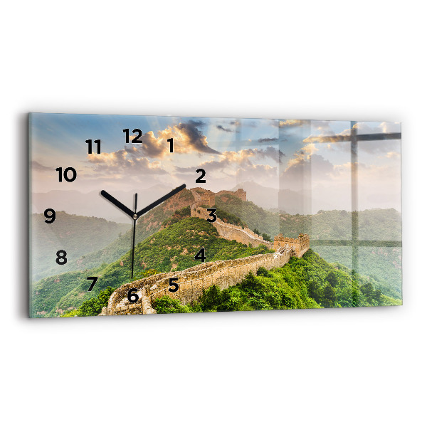 Horizontal wall clock The Great Wall of China