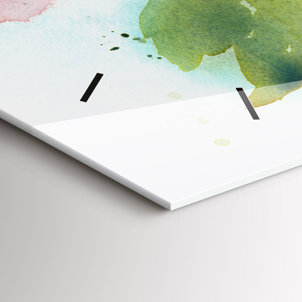 Horizontal wall clock Roses In A Vase Watercolor