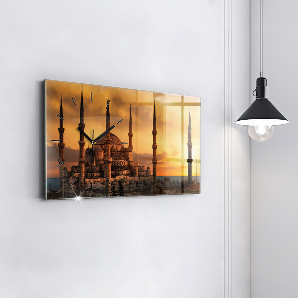 Horizontal wall clock Mosque in Istanbul