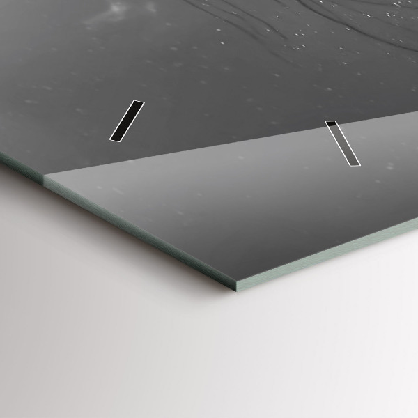 Horizontal wall clock Woman's lips