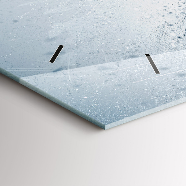 Horizontal wall clock Running man