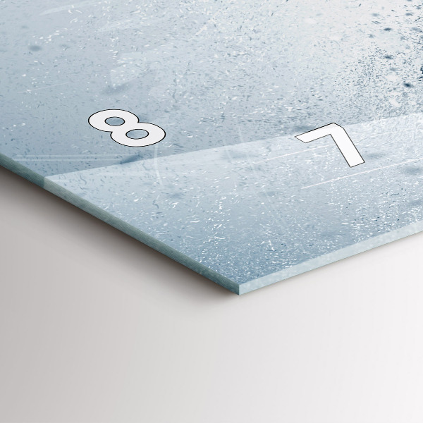 Horizontal wall clock Running man