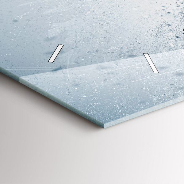 Horizontal wall clock Running man