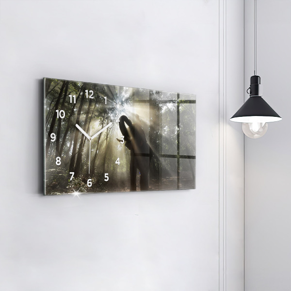 Horizontal wall clock Elephant In The Jungle