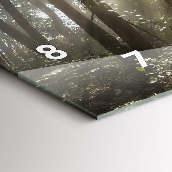 Horizontal wall clock Elephant In The Jungle