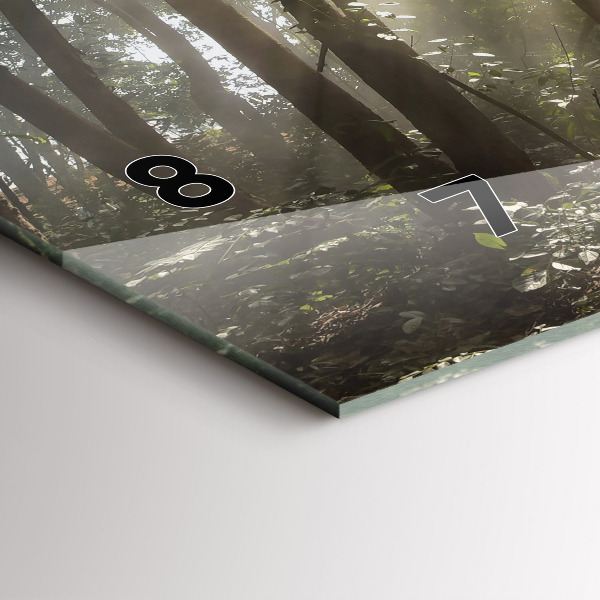 Horizontal wall clock Elephant In The Jungle