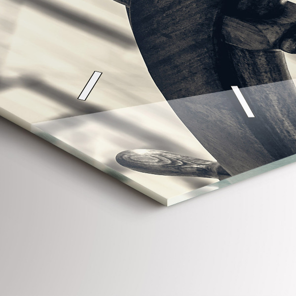 Horizontal wall clock Ancient ship