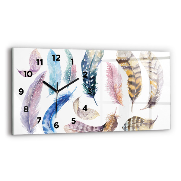 Horizontal wall clock Retro Art Illustration
