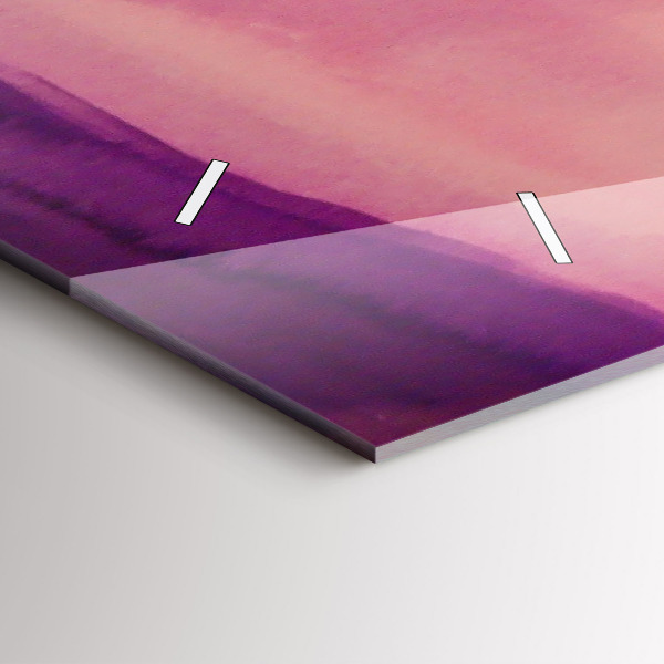 Horizontal wall clock Painting Women