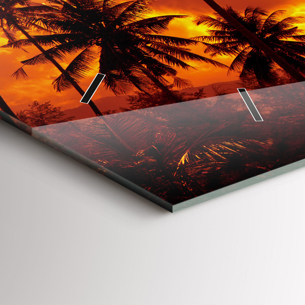 Horizontal wall clock Thailand Klong Prao Beach