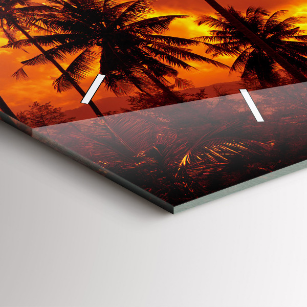 Horizontal wall clock Thailand Klong Prao Beach