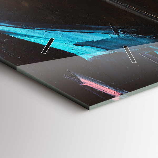 Horizontal wall clock Portrait of a woman