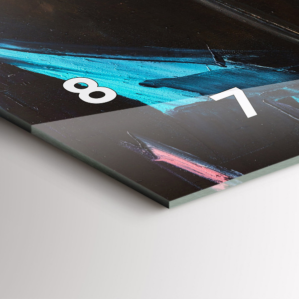 Horizontal wall clock Portrait of a woman