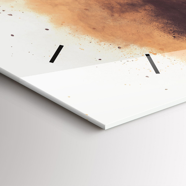 Horizontal wall clock Woman and bike