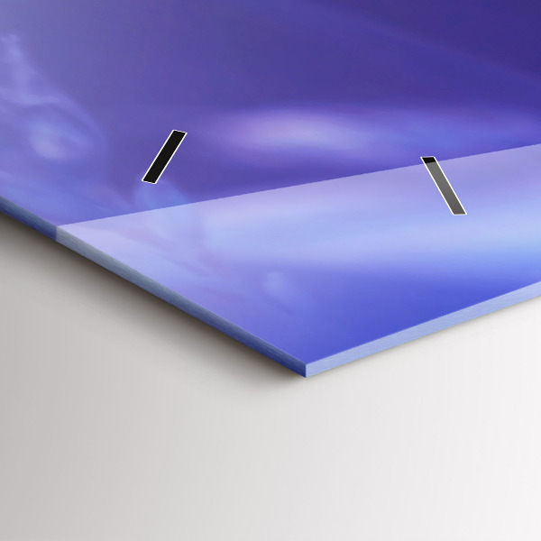 Horizontal wall clock Butterfly on the grass