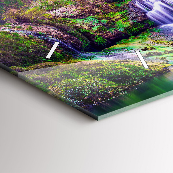 Horizontal wall clock Jiulong Waterfall China