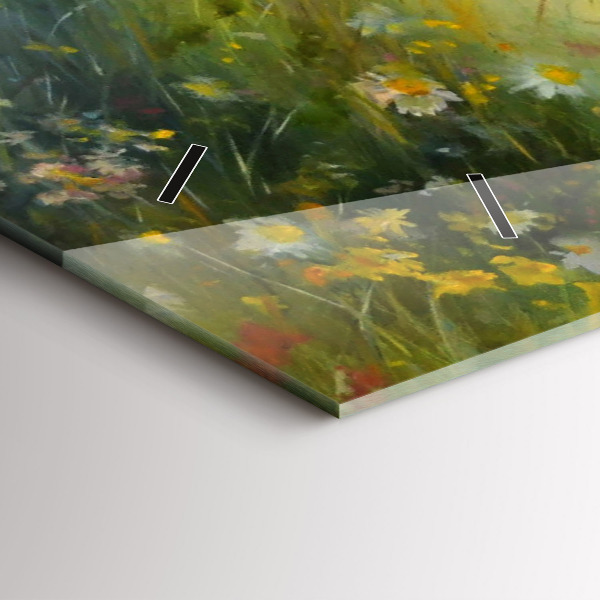 Horizontal wall clock Beautiful Woman With Horse