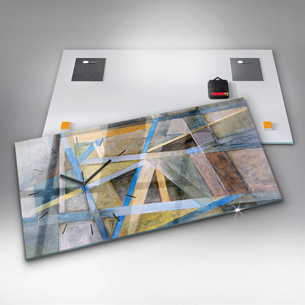 Horizontal wall clock Impressionist painting