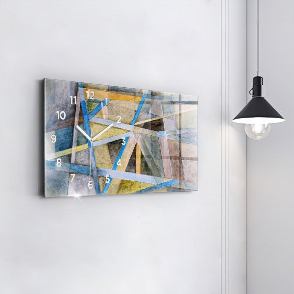 Horizontal wall clock Impressionist painting