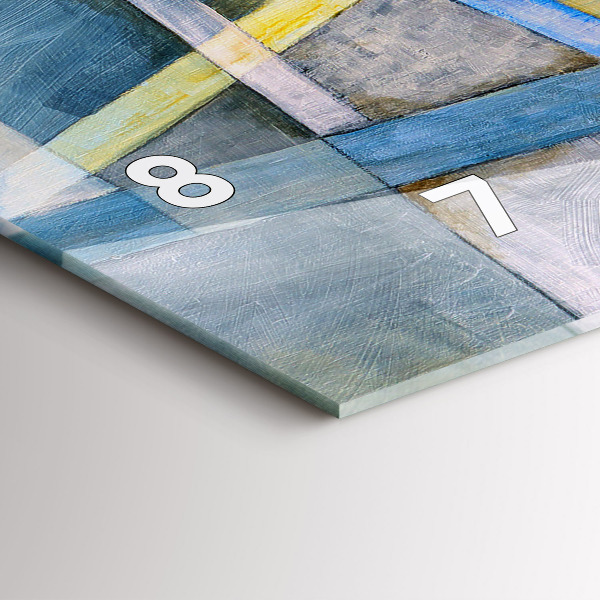 Horizontal wall clock Impressionist painting