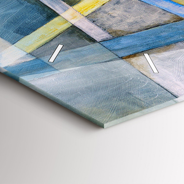 Horizontal wall clock Impressionist painting