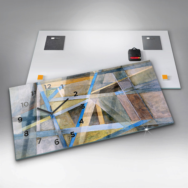 Horizontal wall clock Impressionist painting