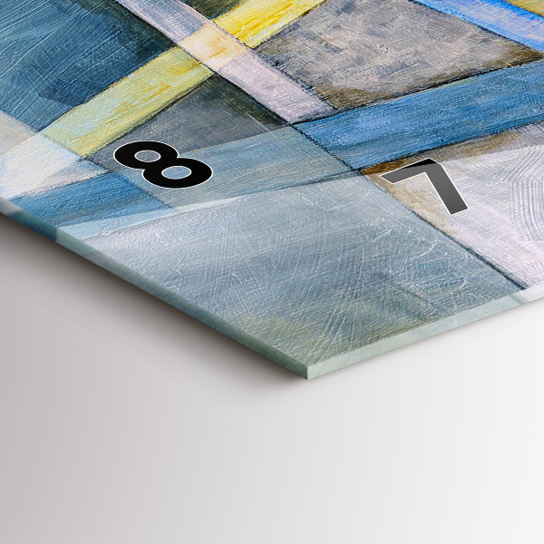 Horizontal wall clock Impressionist painting