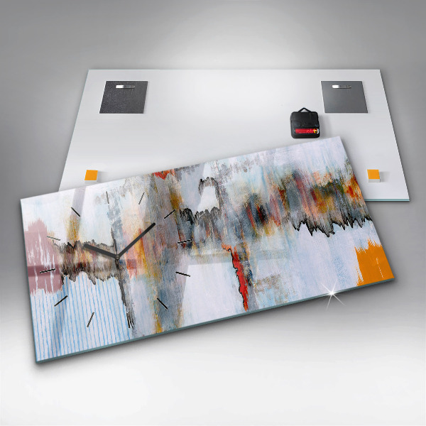Horizontal wall clock Abstraction