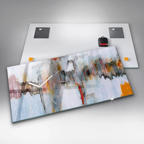 Horizontal wall clock Abstraction