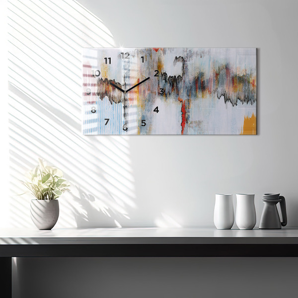 Horizontal wall clock Abstraction