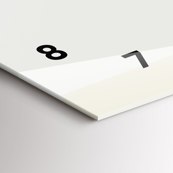 Horizontal wall clock Abstract woman dancer