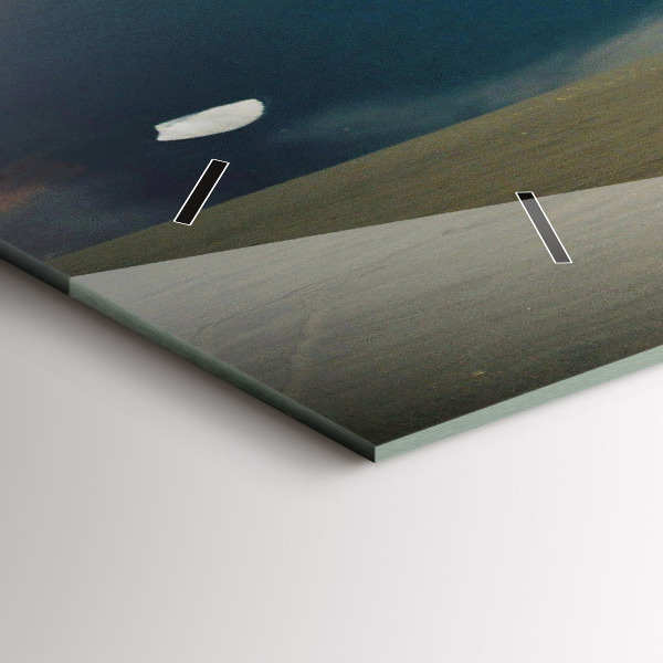 Horizontal wall clock Vehicle in the Kamchatka desert