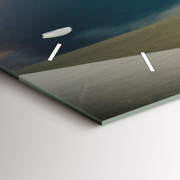 Horizontal wall clock Vehicle in the Kamchatka desert