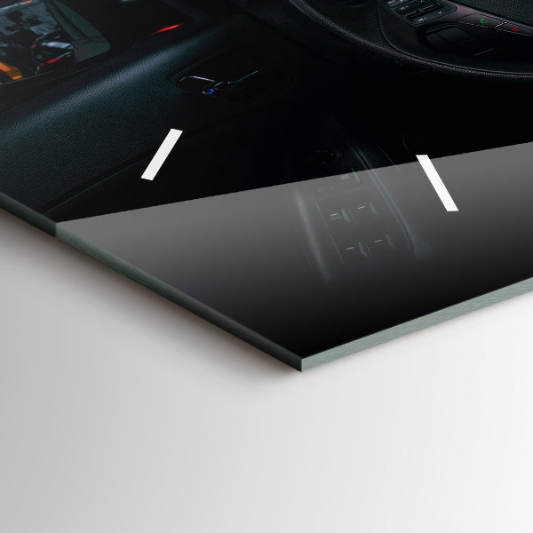 Horizontal wall clock Car in Tokyo