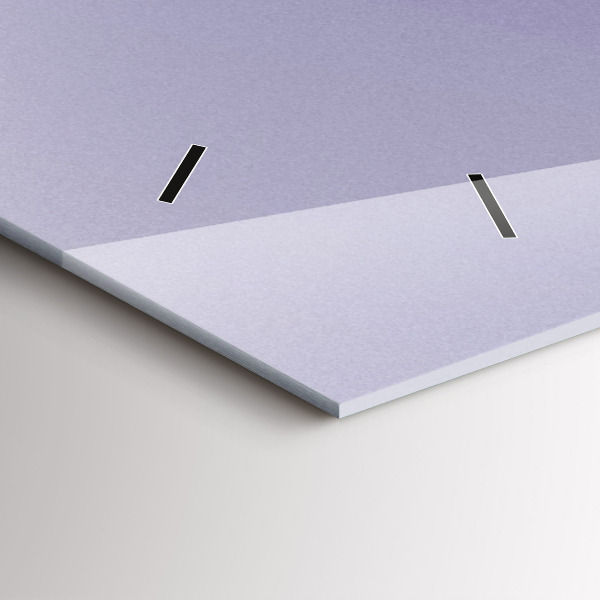 Horizontal wall clock Abstraction sun