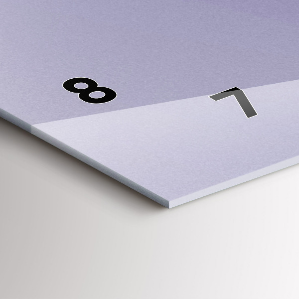 Horizontal wall clock Abstraction sun