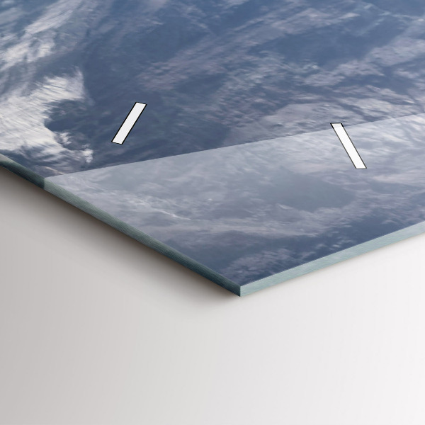 Horizontal wall clock Goat in the Aosta Valley