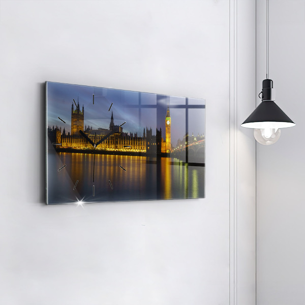Horizontal wall clock Winchester Palace London
