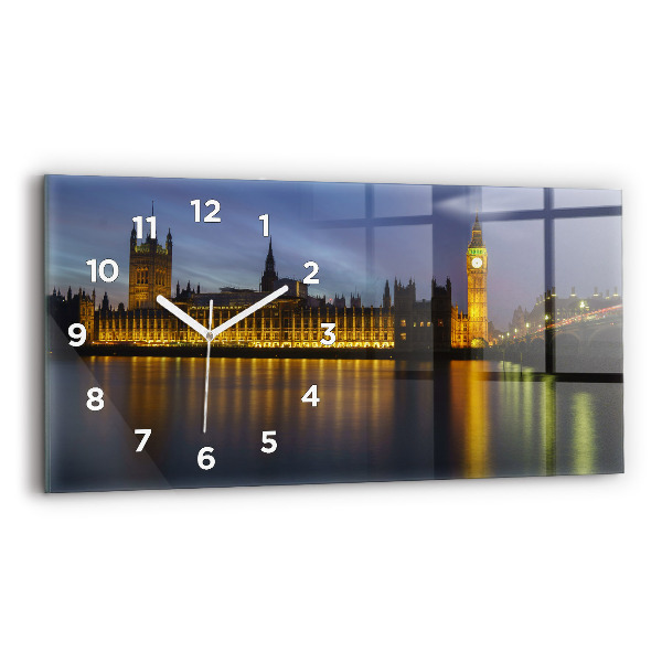 Horizontal wall clock Winchester Palace London