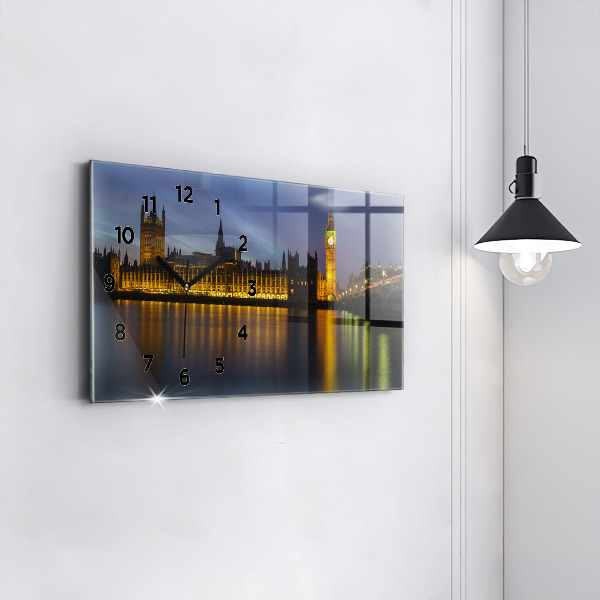 Horizontal wall clock Winchester Palace London