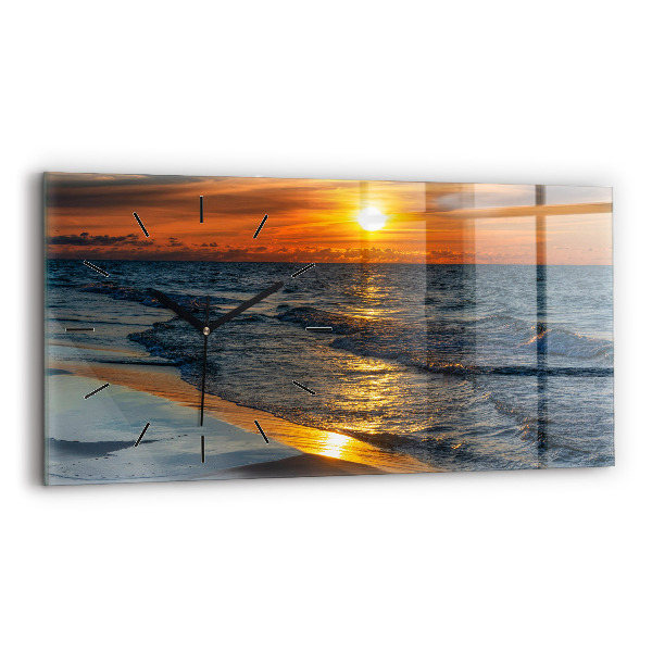 Horizontal wall clock Władysławowo Baltic Sea