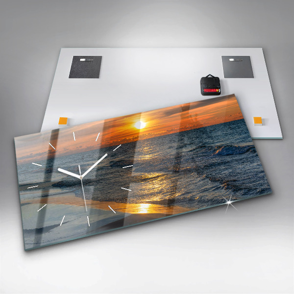 Horizontal wall clock Władysławowo Baltic Sea