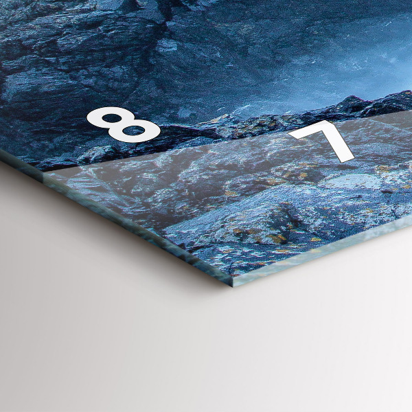 Horizontal wall clock Lighthouse