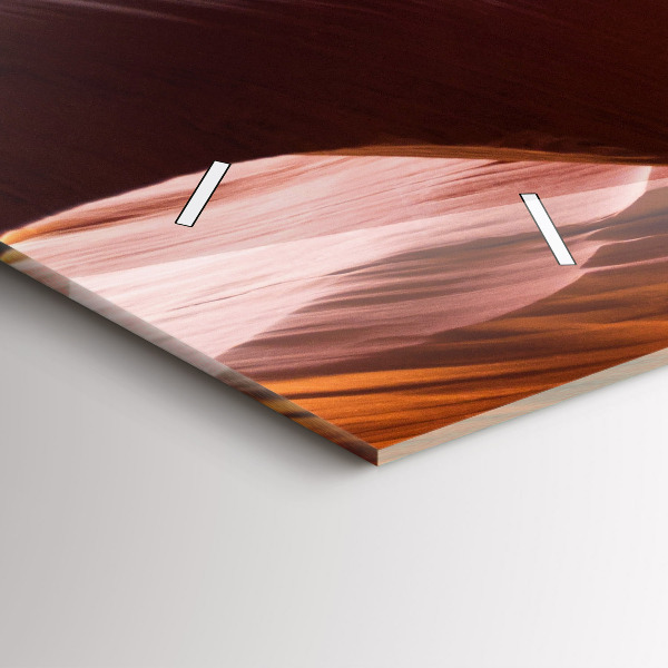 Horizontal wall clock Antelope Canyon